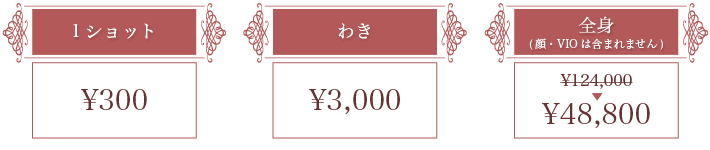 体験脱毛