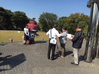 西口公園で遭遇